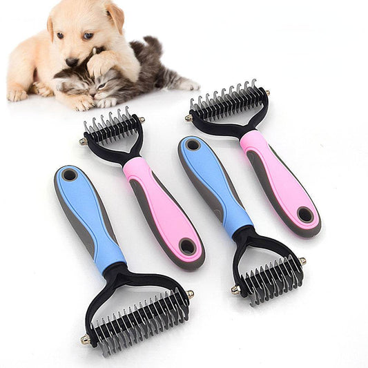 Essential pet accessories including grooming tools for keeping pets healthy and well-groomed