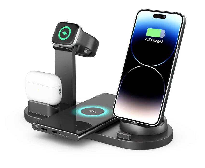 30W Wireless Charging Stand for Home or Office with multi-device compatibility for smartphones and accessories