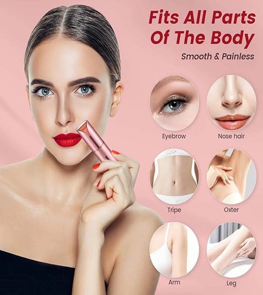 Facial Hair Remover for Women - Mini Portable Electric Razor Shaver - Fitzsi Essentials