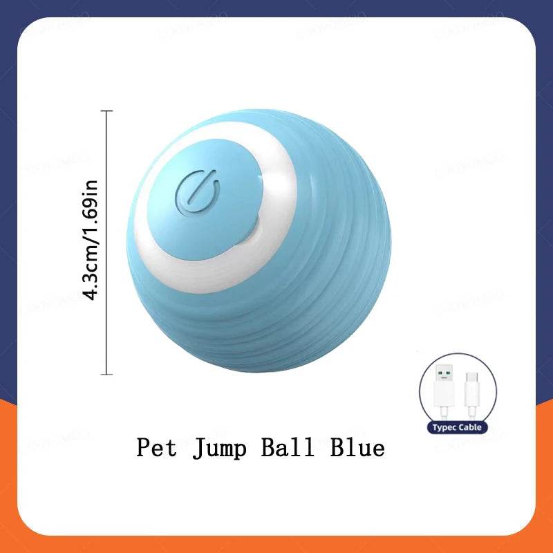 Smart Dog Toy Ball Electronic Interactive Pet Toy Moving Ball USB Automatic - Fitzsi Essentials