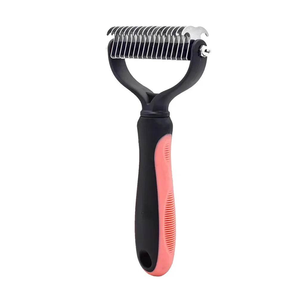 Professional Pet Deshedding Brush for Dog Hair Removal and Fur Knot Cutting - Fitzsi Essentials
