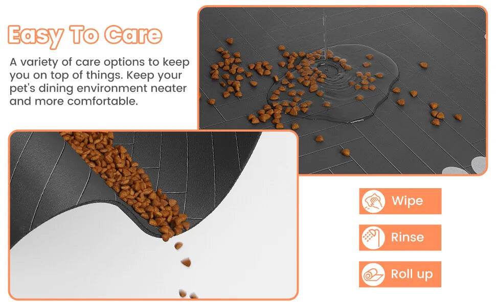 Fitzsi Essentials absorbent pet feeding mat designed for easy cleaning and comfort for your pets