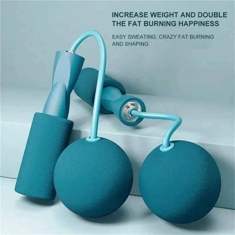 Fitzsi Essentials Cordless Jump Rope Fitness with Weighted Balls for Effective Workouts
