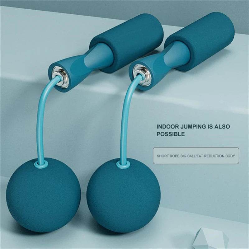 Fitzsi Essentials cordless jump rope fitness with soft handles and weighted balls for effective indoor workouts