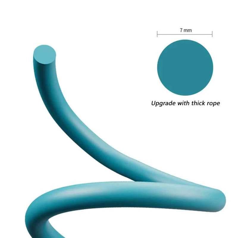 Thick 7mm rope design of Fitzsi Essentials cordless jump rope fitness for improved exercise