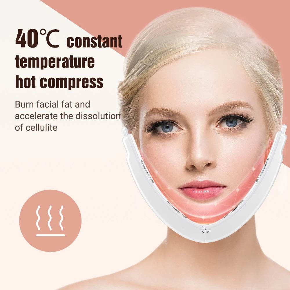Fitzsi Essentials Electric Face Slimming Device with hot compress feature for facial fat reduction