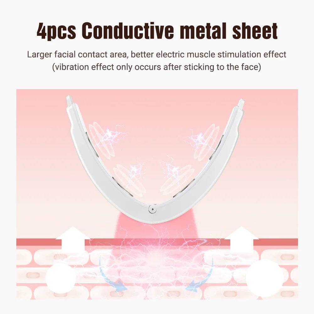 Fitzsi Essentials Electric Face Slimming Device featuring 4pcs conductive metal sheets for enhanced skin stimulation