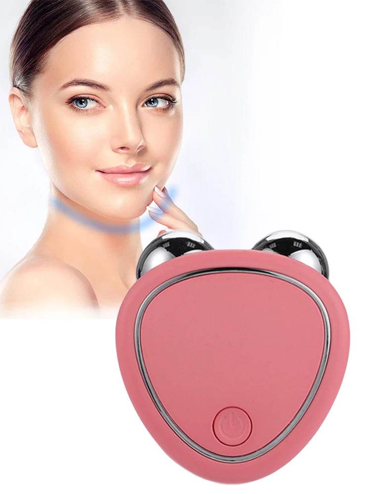Fitzsi Essentials EMS face lifting device for Youthful Skin in pink for effective skin rejuvenation