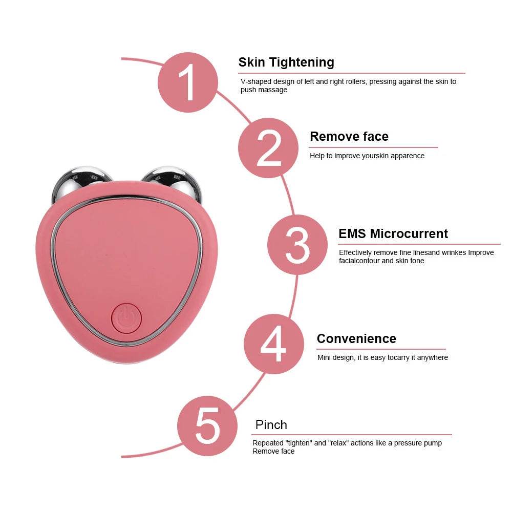 Fitzsi Essentials EMS face lifting device for youthful skin with v-shaped design for effective skin tightening