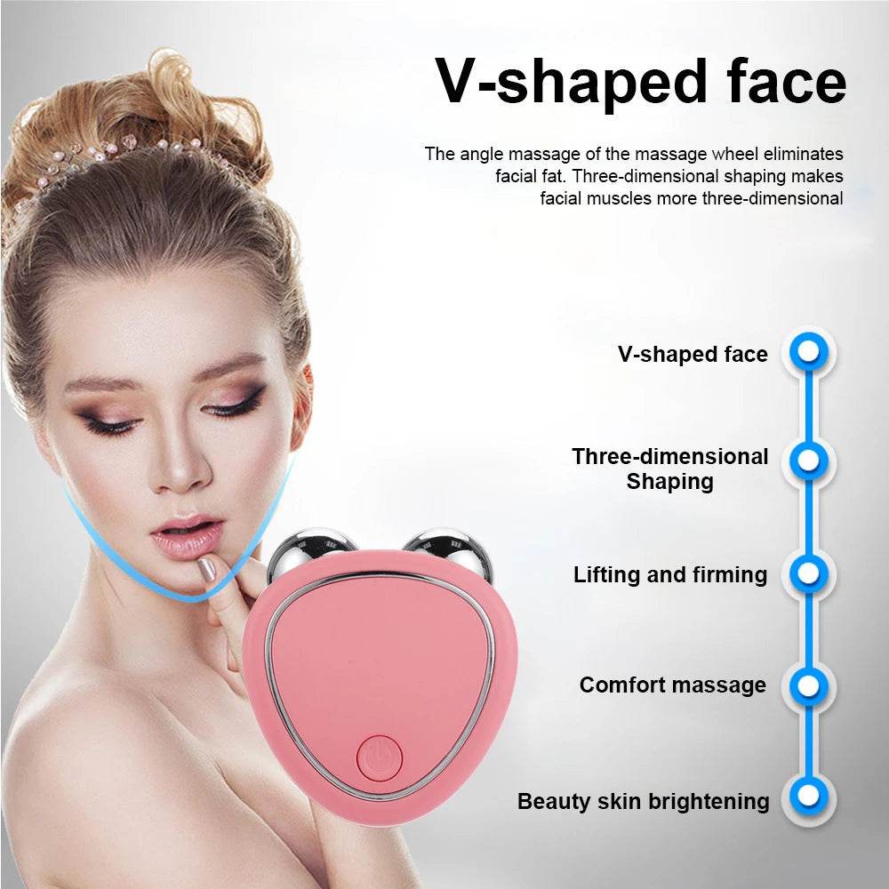 Fitzsi Essentials EMS face lifting device for youthful skin with V-shaped design for facial shaping and massage