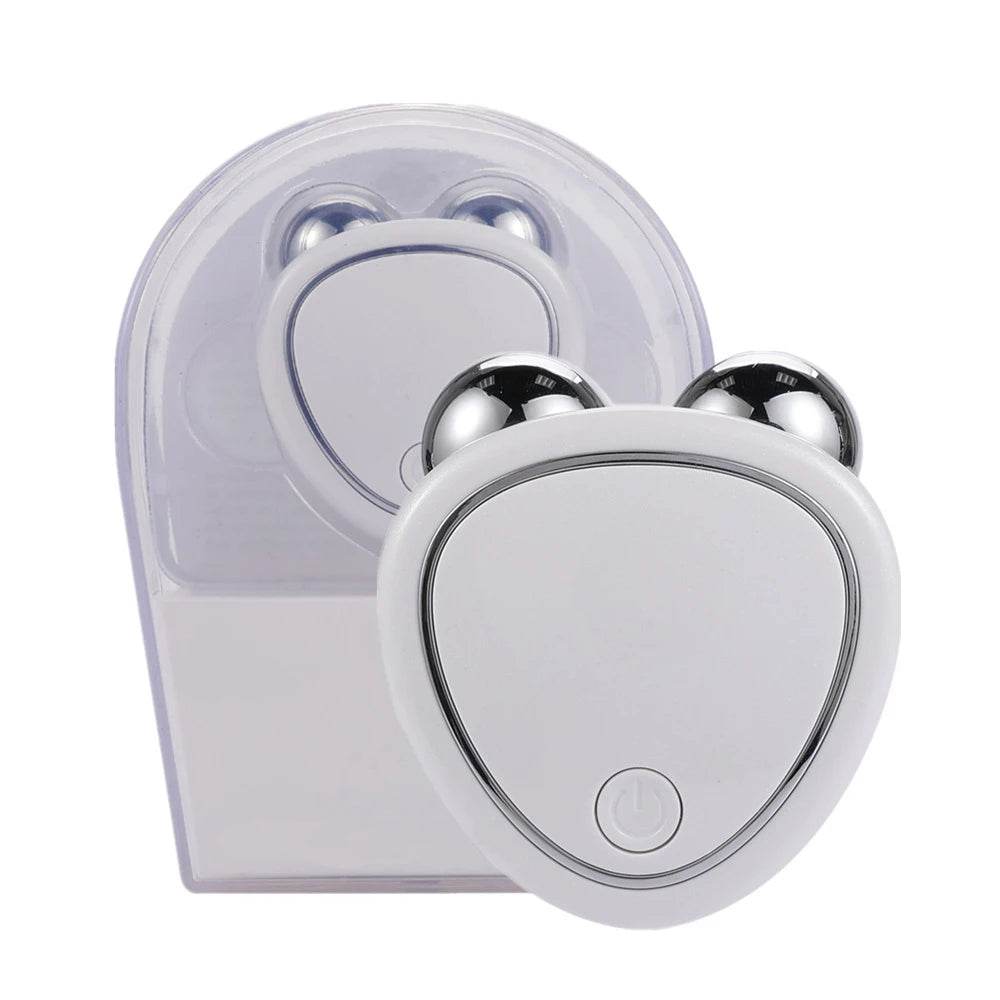 Fitzsi Essentials EMS face lifting device for youthful skin with dual metal spheres for effective facial treatment