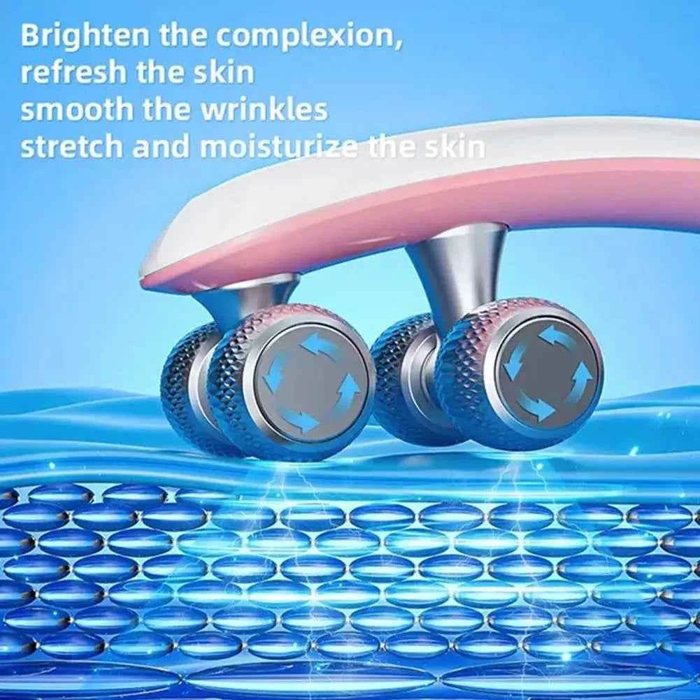Fitzsi Essentials face lifting roller massager designed to brighten complexion and smooth wrinkles