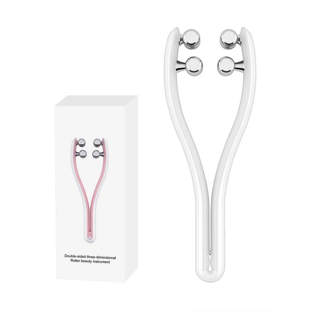 Fitzsi Essentials double-sided face lifting roller massager for effective facial beauty care