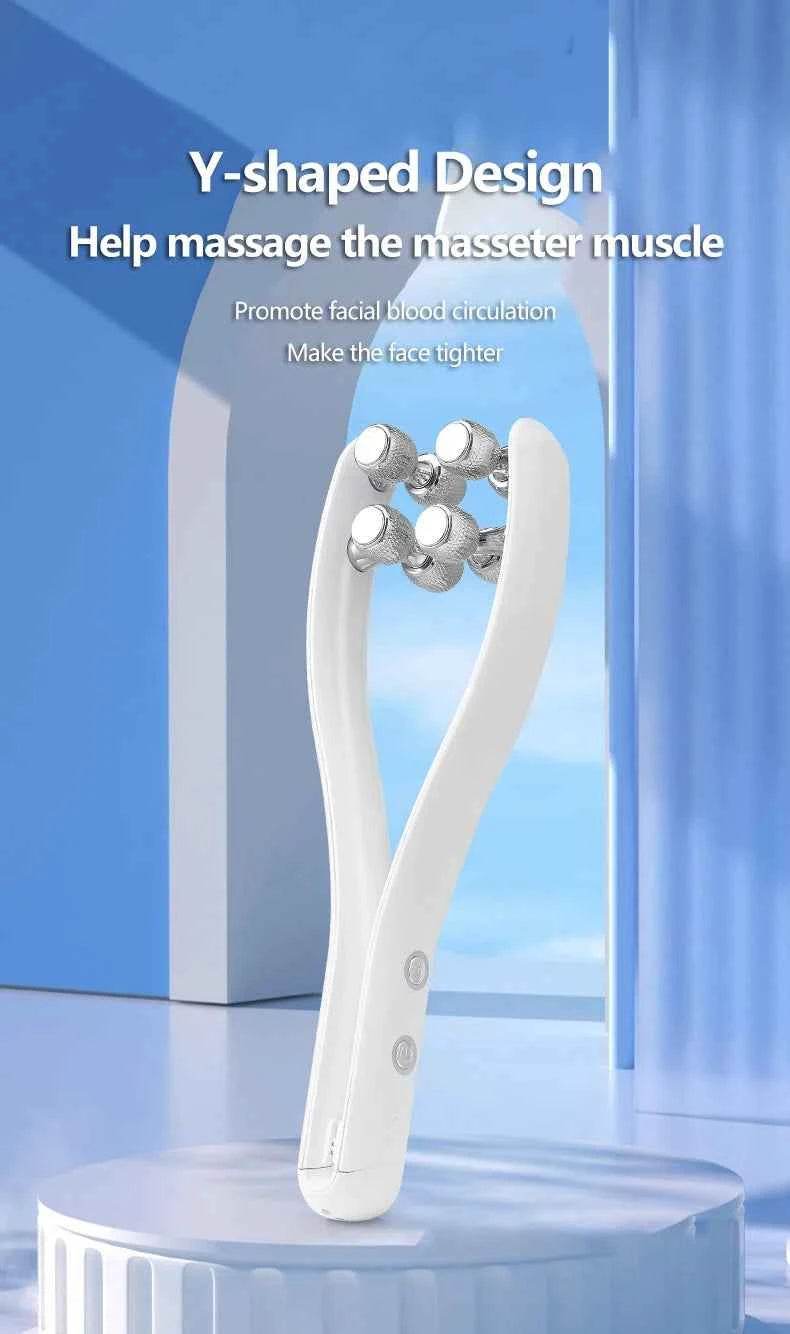Fitzsi Essentials Y-shaped face lifting roller massager with three massage balls for facial tightening