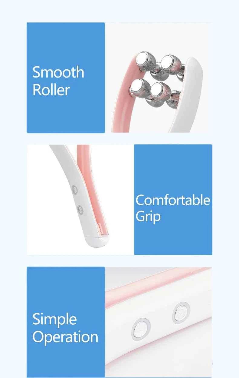 Fitzsi Essentials Face Lifting Roller Massager with smooth rollers and comfortable grip for easy use