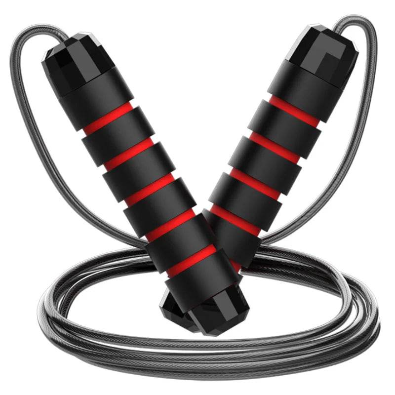 Fitzsi Essentials fitness workout jump rope with ergonomic grips and adjustable length for effective training