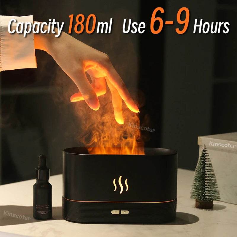 Fitzsi Essentials cool mist humidifier with 180ml capacity providing 6 to 9 hours of mist for a comfortable atmosphere