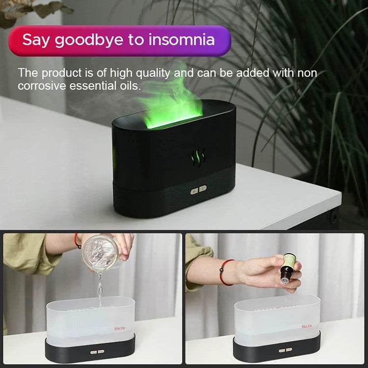 Fitzsi Essentials Cool Mist Humidifier with Essential Oils for Improved Sleep Quality