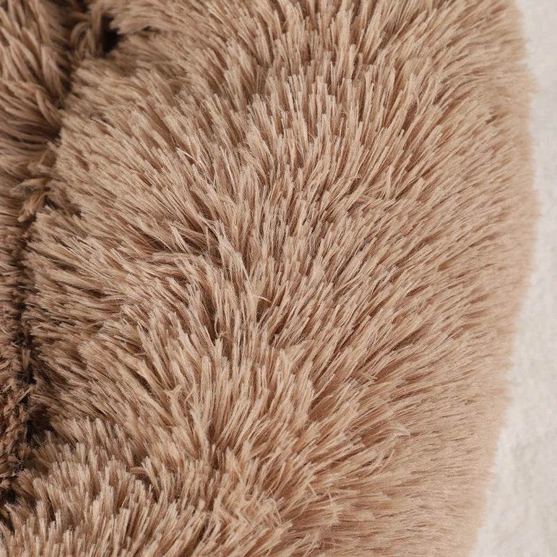 Soft and cozy large fluffy dog bed designed for ultimate comfort and support
