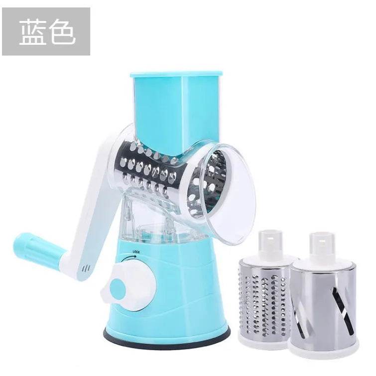 Fitzsi Essentials multifunctional vegetable slicer with interchangeable blades for easy food preparation