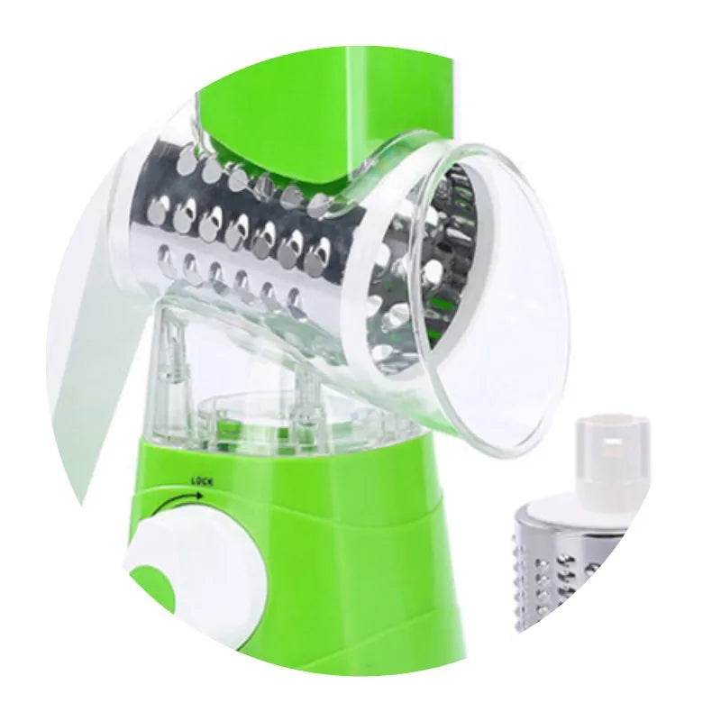 Fitzsi Essentials multifunctional vegetable slicer with multiple grating options for easy food preparation