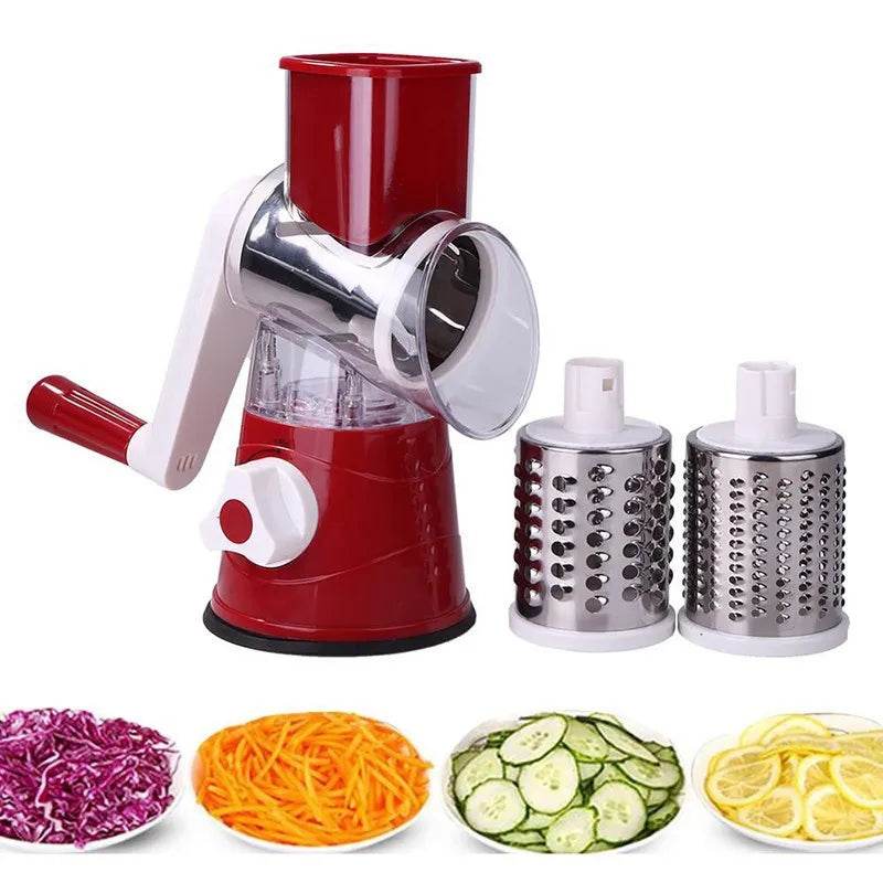 Fitzsi Essentials multifunctional vegetable slicer with interchangeable blades for effortless food prep