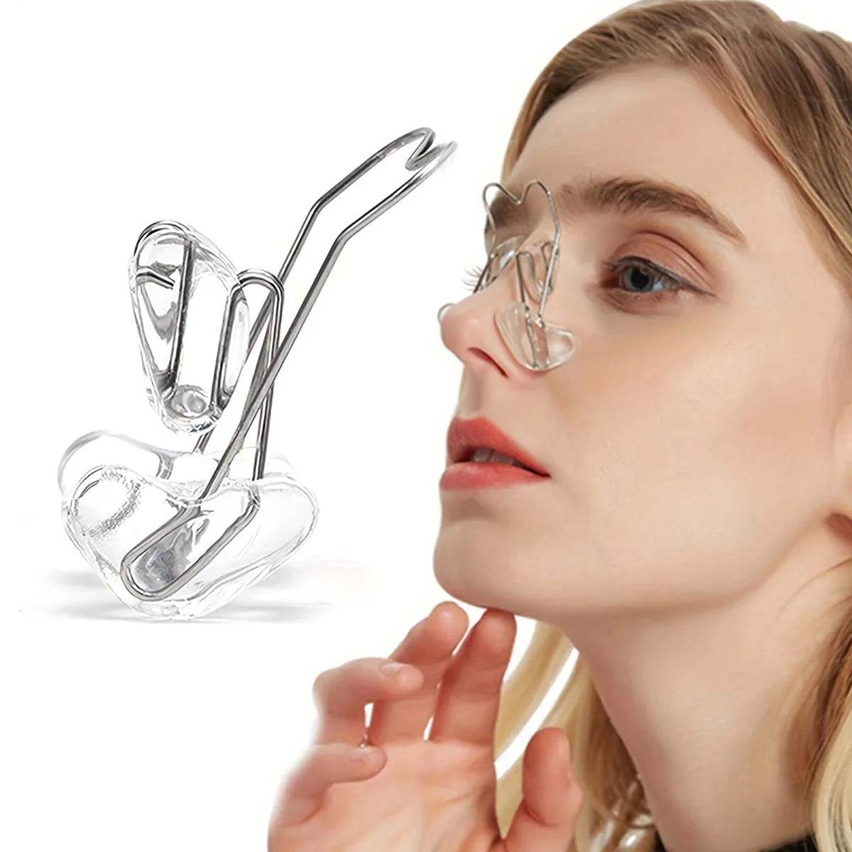 Fitzsi Essentials Nose Clip for Reshaping in Clear with Comfortable Design for Nose Contouring
