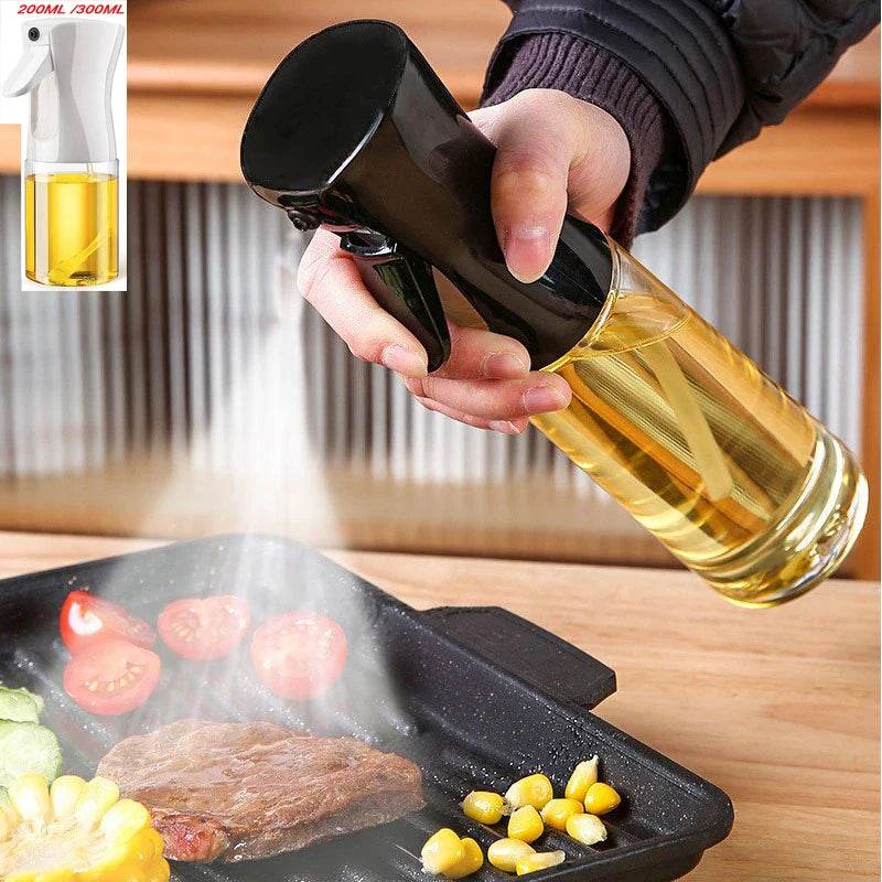Fitzsi Essentials Olive Oil Dispenser for BBQ with spray nozzle, perfect for grilling and cooking.