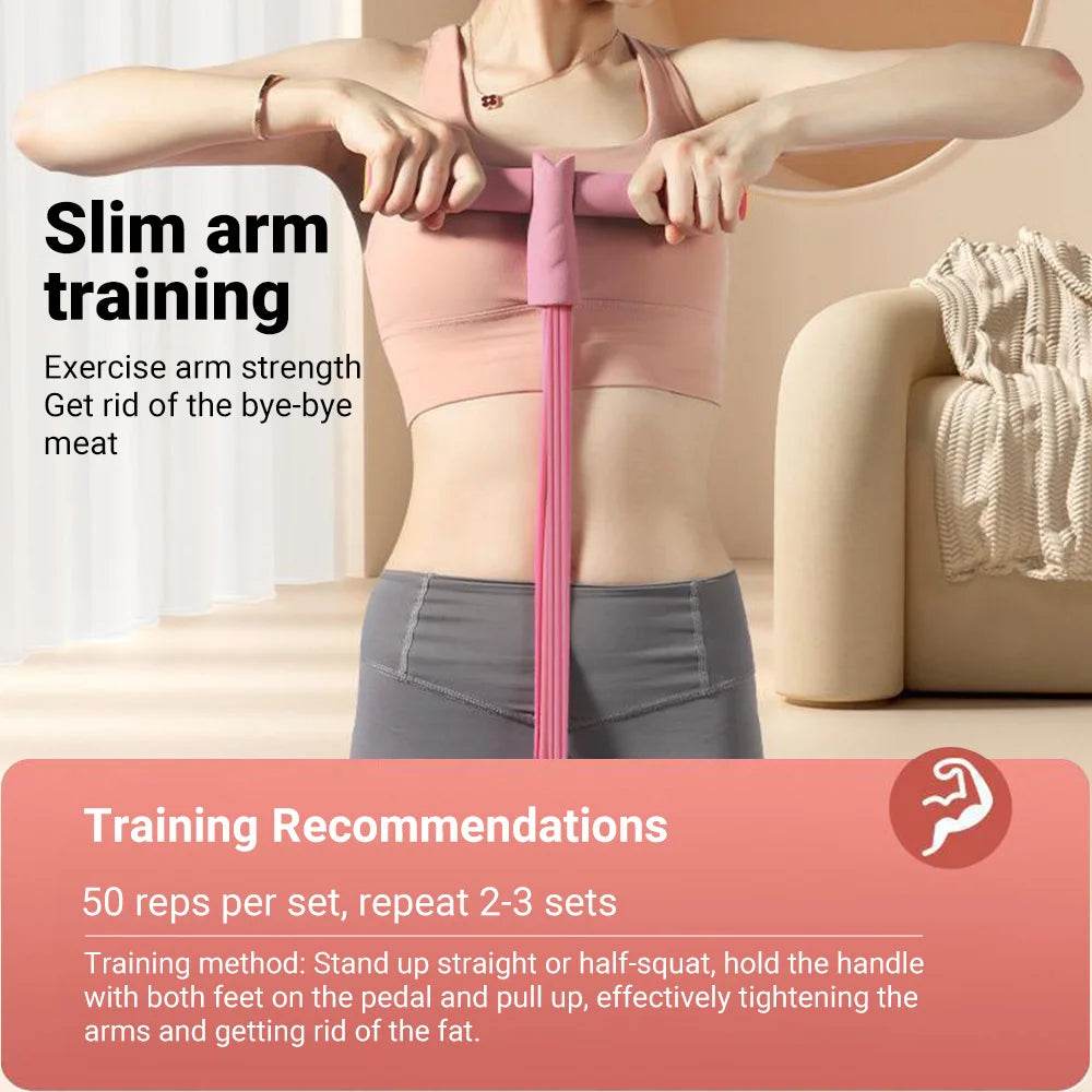 Fitzsi Essentials resistance bands workout for slim arm training and improved arm strength