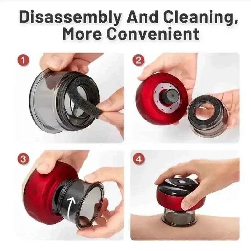 Fitzsi Essentials smart body scraping device with easy disassembly and cleaning features for convenience