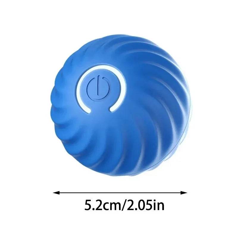 Fitzsi Essentials smart moving dog toy in blue, designed to keep pets engaged and entertained