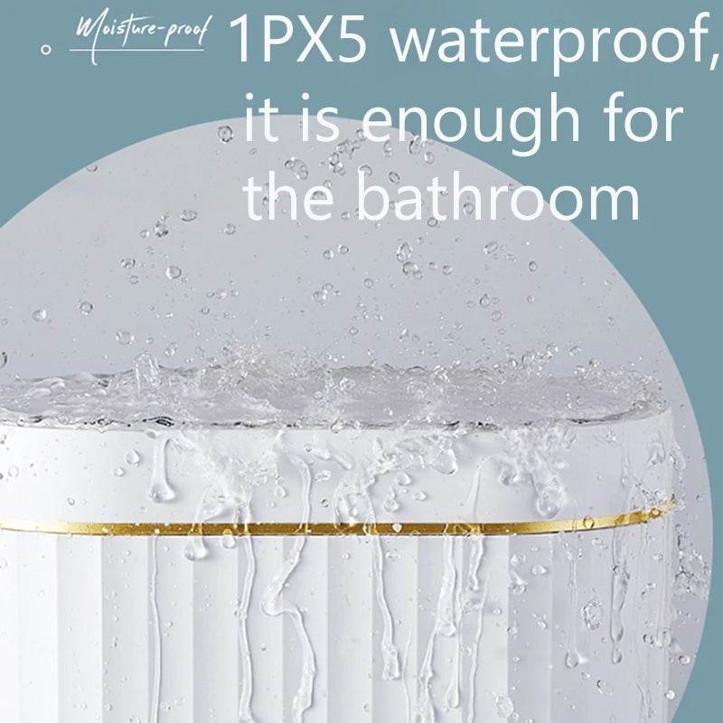 Fitzsi Essentials smart tech waste bin with 1PX5 waterproof design, ideal for bathroom use