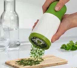 Fitzsi Essentials stainless steel spice grinder with ergonomic grip for easy herb and spice grinding