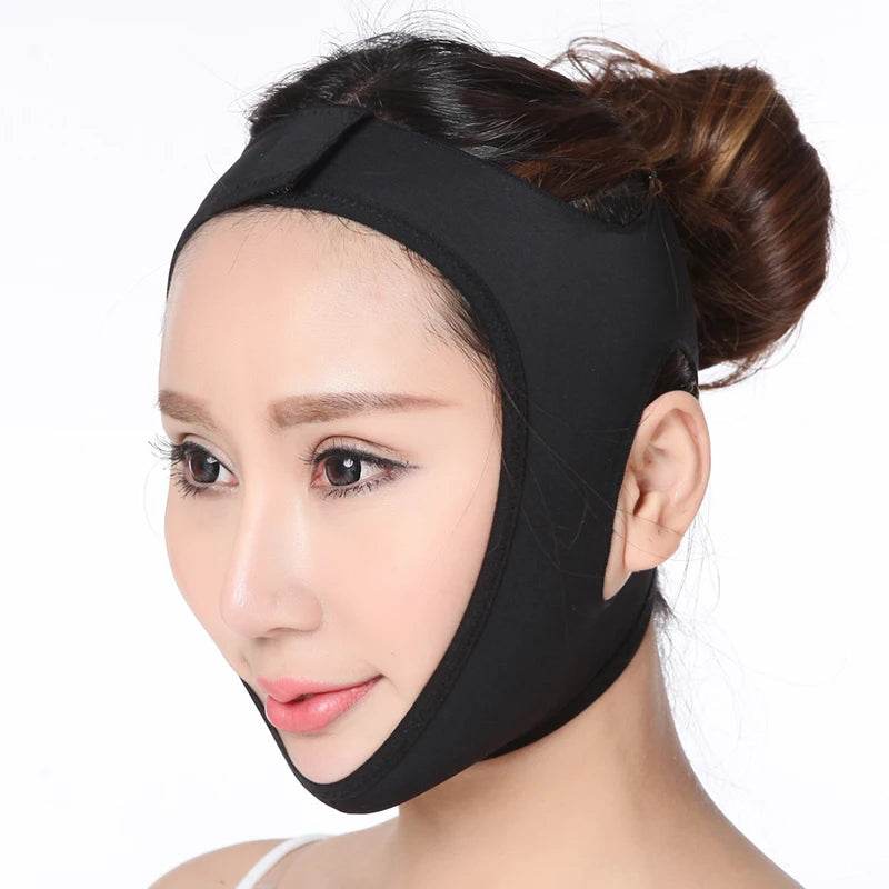 V line face slimming band designed for defined jawline and facial contouring