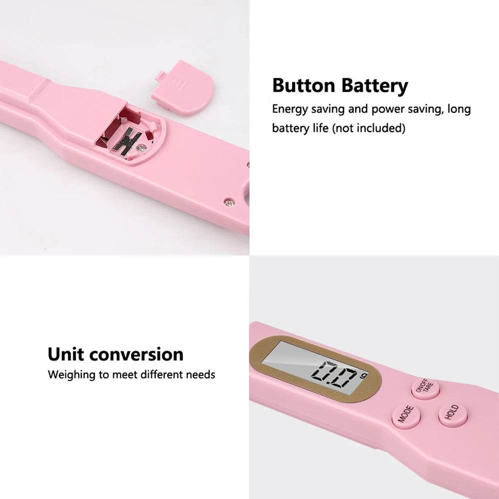Fitzsi Essentials electronic measuring spoon with digital display and battery compartment for accurate measurements
