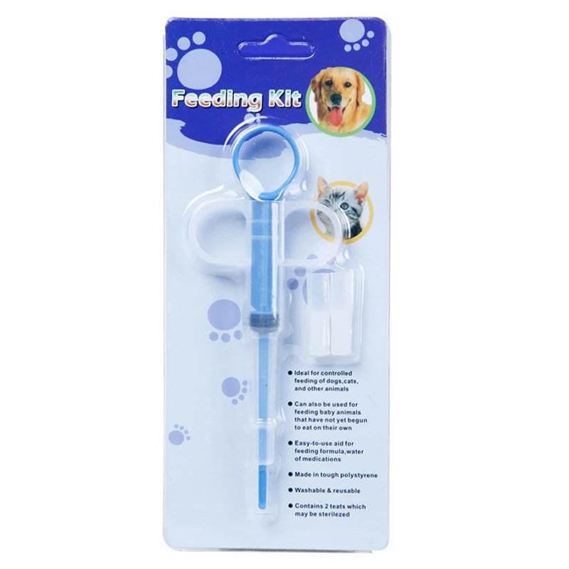Fitzsi Essentials pet pill syringe gun for easy medication administration to pets