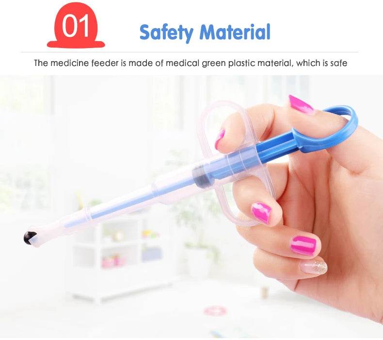Fitzsi Essentials pet pill syringe gun made of safe medical plastic for easy pet medication administration