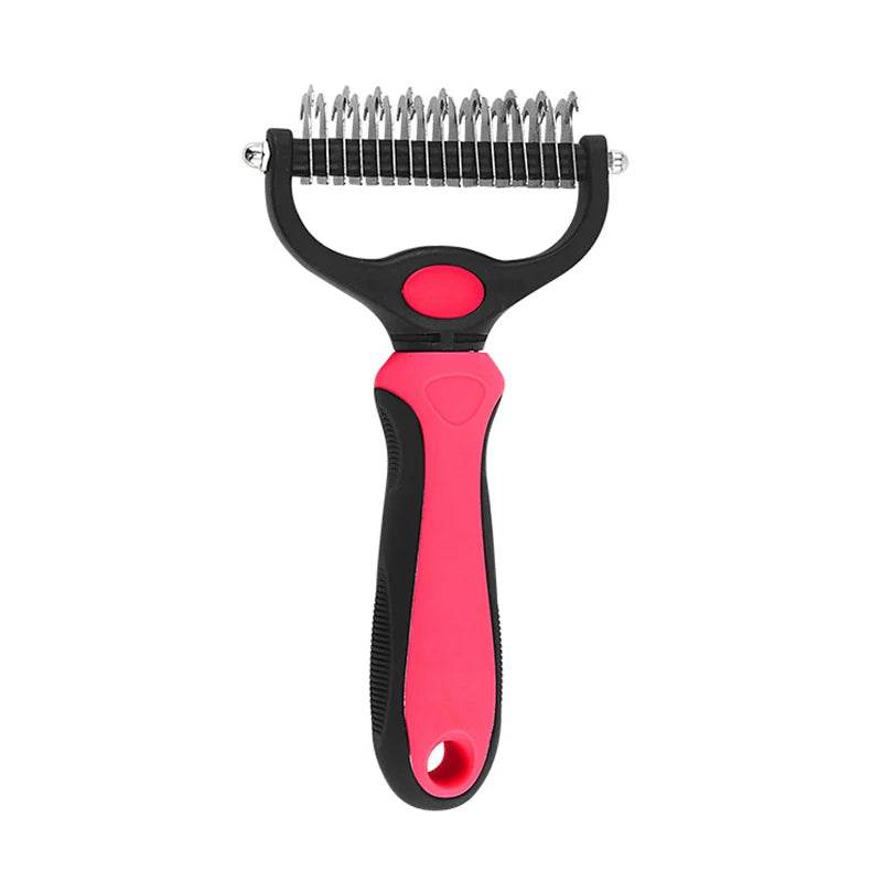 Fitzsi Essentials professional pet deshedding brush with ergonomic grip for easy grooming