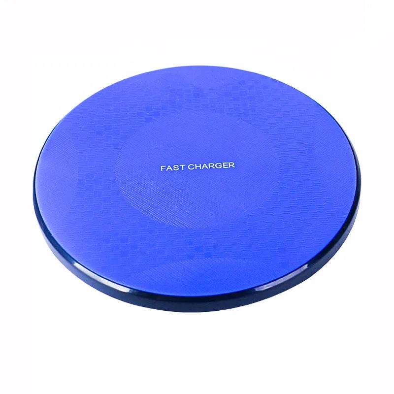 Fitzsi Essentials Blue Wireless Charging Pad for Mobile with Fast Charging Capability