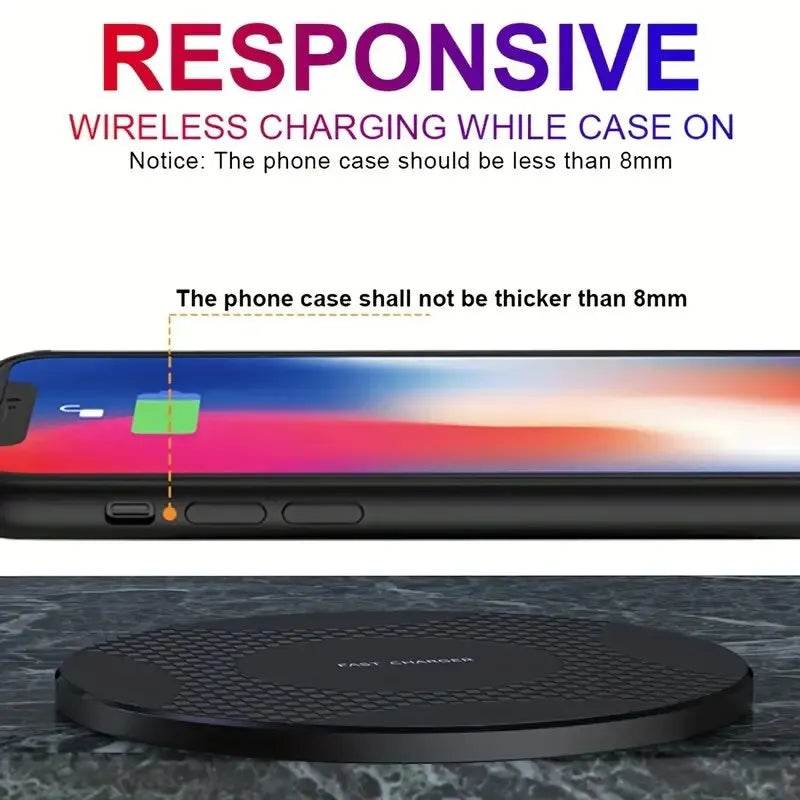 Fitzsi Essentials wireless charging pad for mobile with sleek design for easy device charging