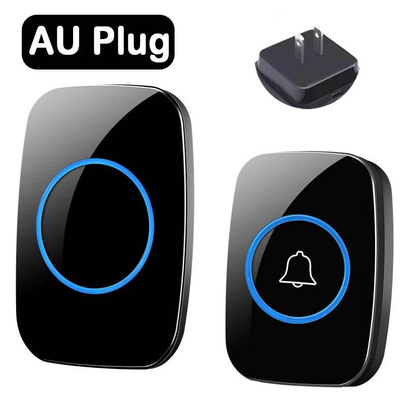 Fitzsi Essentials Wireless Doorbell EU Plug in sleek design with illuminated button and receiver