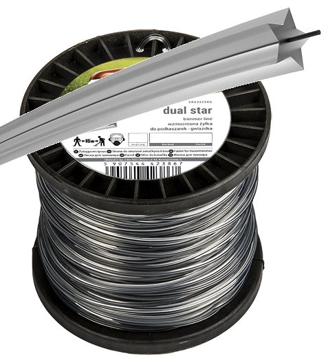 Heavy Duty Ripper Dual Star Strimmer Line – 3.1mm × 410m