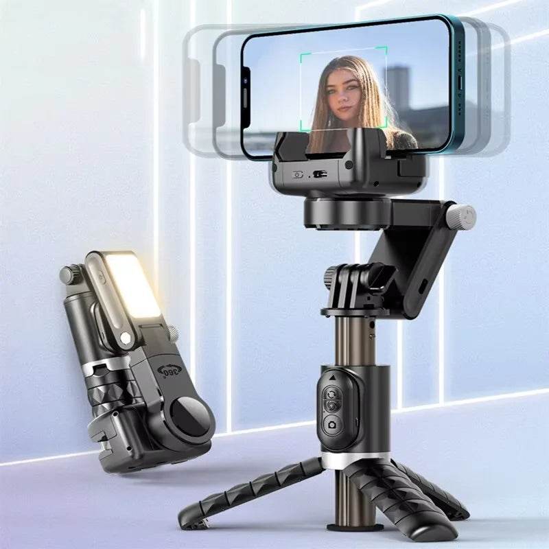 Fitzsi Essentials 360 rotation gimbal stabilizer for smartphones with adjustable height and stabilizing features
