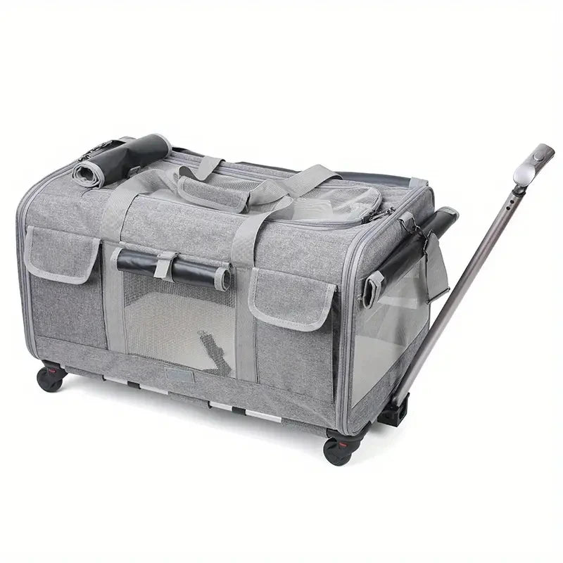 Extra Large Portable Pet Trolley Travel Carrier Bag
