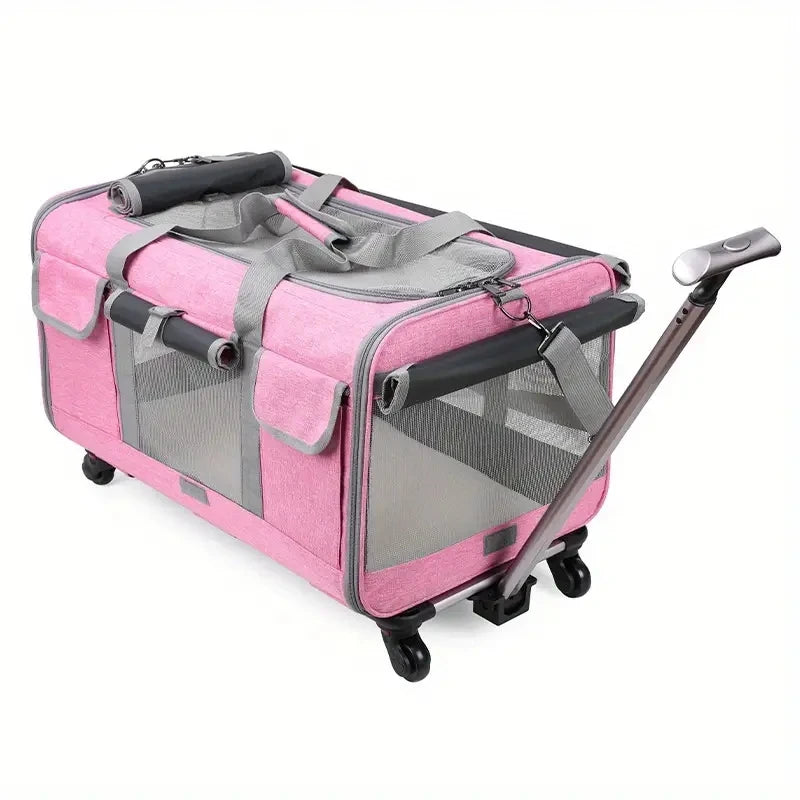 Extra Large Portable Pet Trolley Travel Carrier Bag