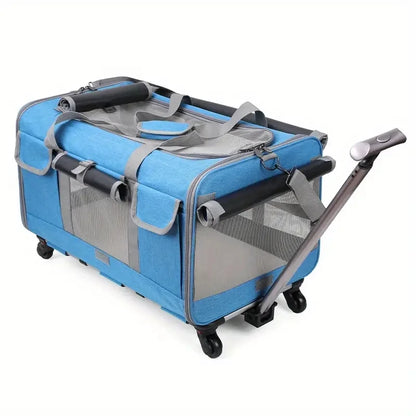 Extra Large Portable Pet Trolley Travel Carrier Bag