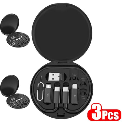 Multi USB Type C to C 60W Charging Adapter Cable Kit