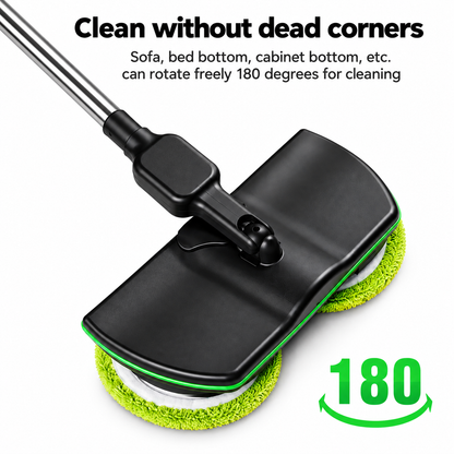 Cordless Electric Dual Spin Mop – Rechargeable Floor Cleaner
