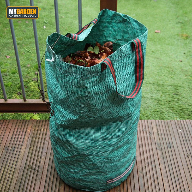 300L Heavy Duty Reusable Garden Waste Bag with Zipper & Handles