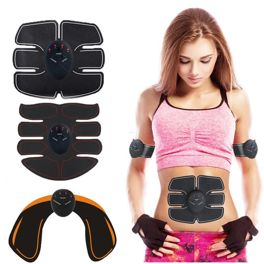 Wireless EMS Muscle Stimulator – Buttocks, Hip & ABS Trainer for Body Toning & Slimming Massage
